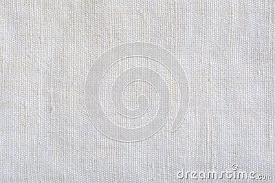 Natural Bright White Flax Fiber Linen Texture, Detailed Macro Closeup, rustic crumpled vintage textured fabric burlap canvas Stock Photo