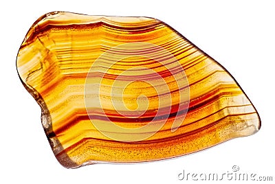 Natural brown agate Stock Photo