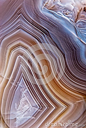 Natural brown agate Stock Photo