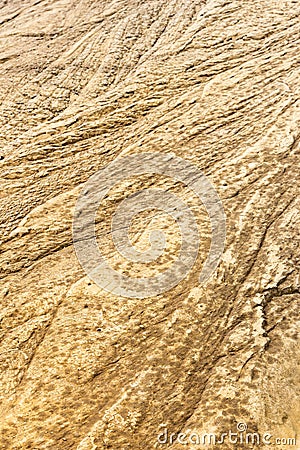 A Brown Eroder Rock Texture Stock Photo