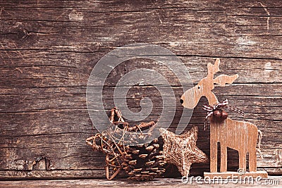 Natural christmas decor Stock Photo