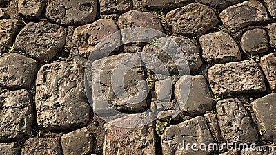 Natural Cobblestone Texture for Outdoor Projects Stock Photo