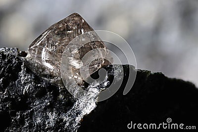 Natural diamond Stock Photo