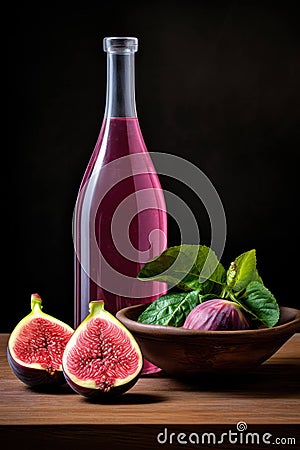 Natural diet fresh healthy juice background Stock Photo