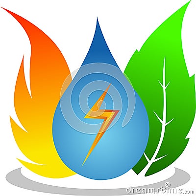 Natural energy Vector Illustration