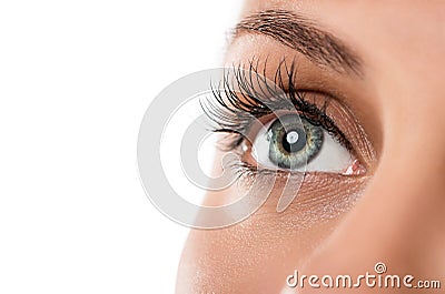 Natural female eye Stock Photo