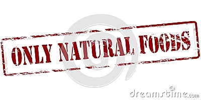 Only natural foods Vector Illustration