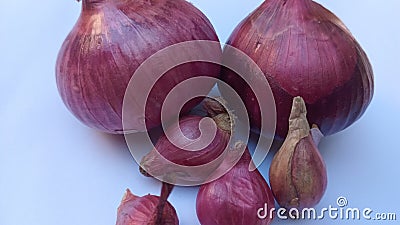 Natural fresh shallot photo suitable for background Stock Photo