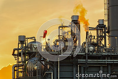 Natural Gas Combined Cycle Power plant electricity generating station Stock Photo