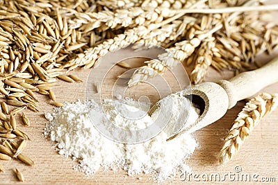 Natural grain for flour Stock Photo