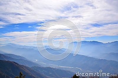 Natural Hilly Areas Beautiful scene Mountains Tourism Stock Photo