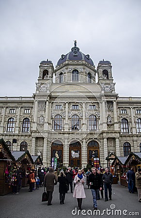 Natural History Museum, Vienna, Austria Editorial Stock Photo