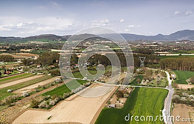 Natural landscape, fields of Frias in Burgos, Castilla y LeÃ³n. Spain Stock Photo