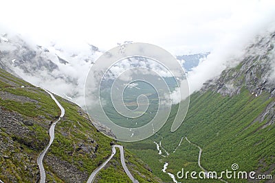 Natural landscape of Norway, Northern Europe Stock Photo
