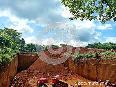 Sunny Day in Kerala, Kannur Stock Photo