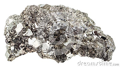 Natural marcasite stone white iron pyrite Stock Photo