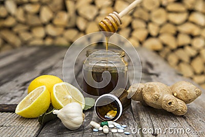 Natural medicine Stock Photo