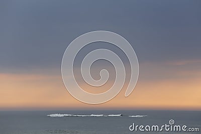 Natural minimalist seascape Stock Photo