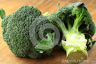 Natural organic broccoli Stock Photo
