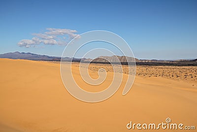 Sand dunes of Pinacate park near puerto peÃ±asco, sonora XV Editorial Stock Photo