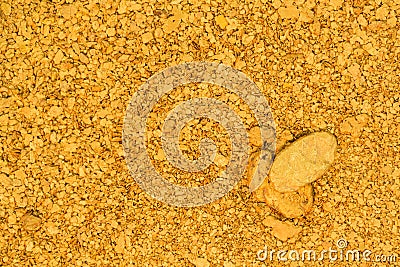 Natural Placer Gold Stock Photo