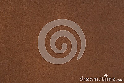 Natural qualitative brown leather texture on macro. Stock Photo