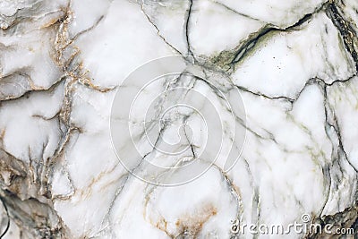 Natural raw marble texture. Marble wallpaper background. White brown and grey stone texture for design pattern artwork Stock Photo