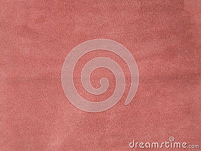 Natural, real light red suede texture Stock Photo