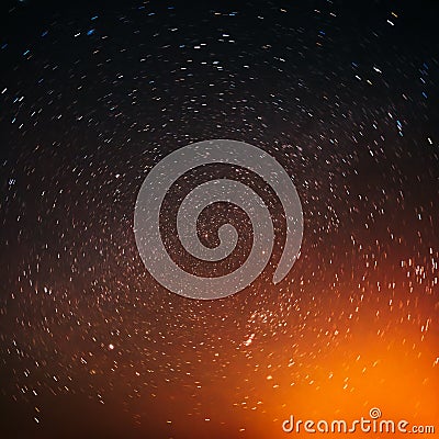 Natural Real Night Sky Stars Background Texture Stock Photo