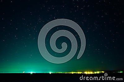 Natural Real Night Sky Stars Background Texture Stock Photo