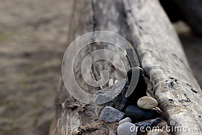 Natural river stones, natural still life. Stock Photo