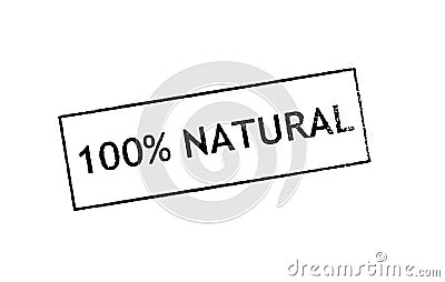 100% Natural Rubber satamp print Stock Photo