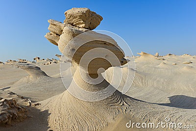 Natural Sand Sculpture Stock Photo