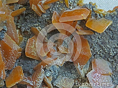 Natural shapes. Minerals and semi-precious stones textures and backgrounds Stock Photo