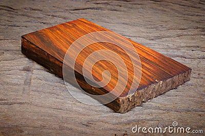 Natural siamese rosewood timber Stock Photo