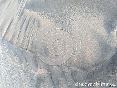 Natural silver sand background Stock Photo