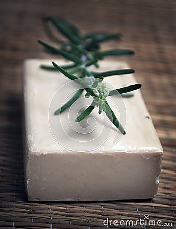 Natural soap Stock Photo