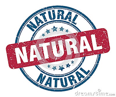 natural stamp Vector Illustration