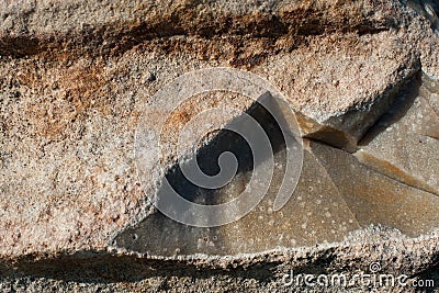 Stone dark brown color uneven texture background Stock Photo