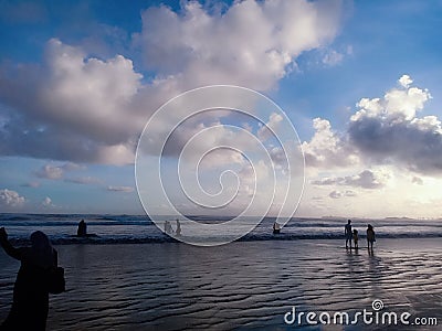 Natural Amazing Sea Side View Stock Photo