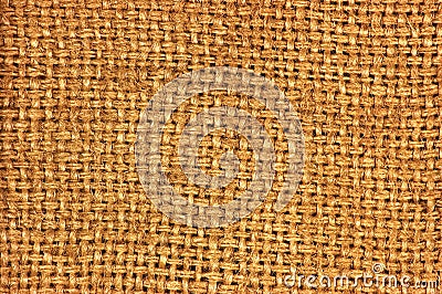 Natural textured burlap sackcloth hessian texture coffee sack pattern, dark country sacking canvas, macro background Stock Photo