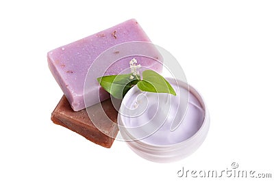 Natural treatment for bodycare Stock Photo