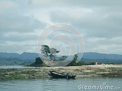 Natural view of Rangamati, Bangladesh Stock Photo