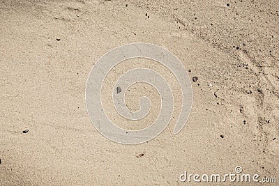 Natural view: Yellow river sand background. Stock Photo
