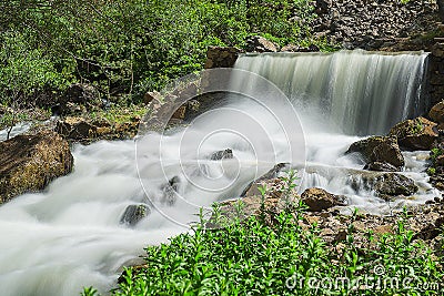 Natural water from the main source Stock Photo