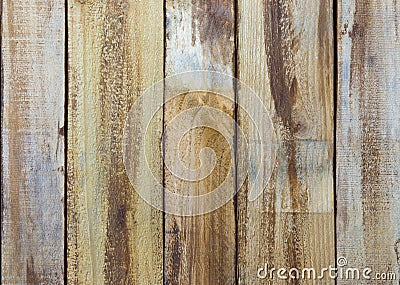Natural wooden textured background with vertical planks Stock Photo