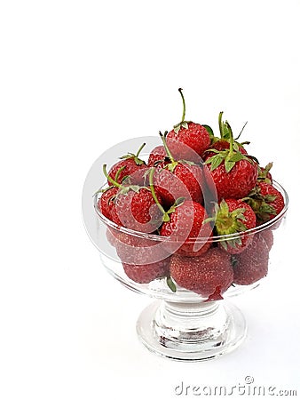 Strawberries dessert menu raw fresh vegan healthyfood Stock Photo