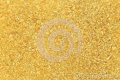 Naturally Mined Placer Gold Stock Photo