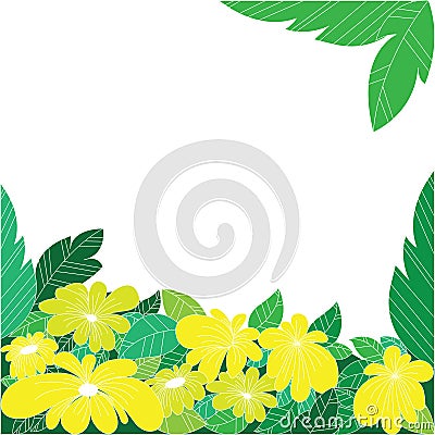 Nature background design Vector Illustration