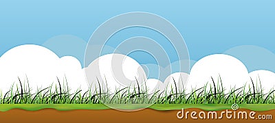 Nature banner illustration Vector Illustration